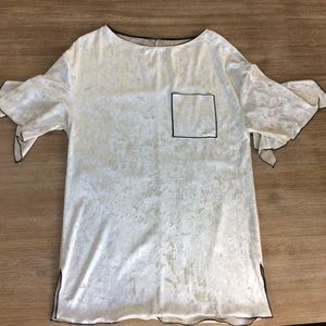 Zara Crushed Velvet Dress